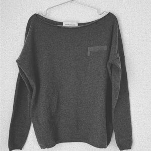 Charcoal Gray Cashmere Sweater